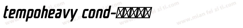 tempoheavy cond字体转换